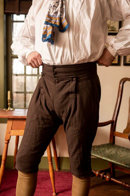 Brown Linen Breeches - Image 6