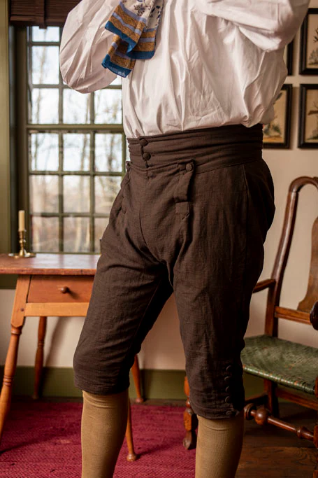Brown Linen Breeches - Image 7